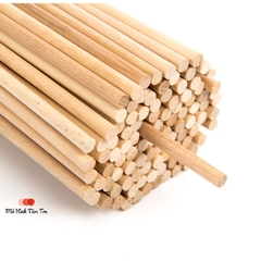Thanh gỗ thông tròn dài 30cm (phi 8,10,12, 20, 25, 30mm) làm macrame