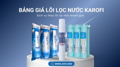 Bảng Giá Thay Lõi Lọc Nước Karofi Mới Nhất
