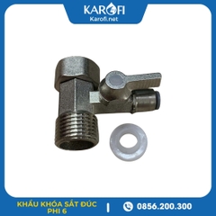 Bộ Khẩu Khóa Đúc Liền Khối Sắt Chia Nước Đầu Vào Phi 6