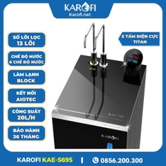 Máy Lọc Nước Nóng Lạnh Hydro-Ion Kiềm Karofi KAE-S695