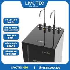 MÁY LỌC NƯỚC NÓNG LẠNH KAROFI LIVOTEC 616