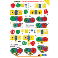 Đồ chơi lắp ráp chuyển động bánh răng 200 pcs MORPHUN MP42700