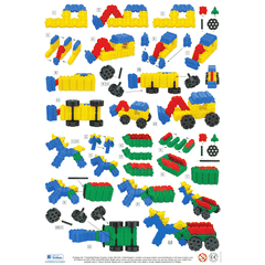 Đồ chơi lắp ráp 10 mô hình phương tiện 200 pcs MORPHUN MP26600