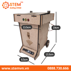 Bộ học tập BBC Micro:bit thùng rác thông minh