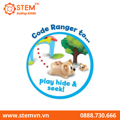 Đồ chơi lập trình cho lứa tuổi mầm non, tiểu học - Learning Resources Coding Critter Ranger & Zip Programmable Toy
