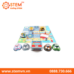 Phụ kiện hỗ trợ học tập cho lứa tuổi mầm non, tiểu học - TTS Seaside Activity Tin Accessories for Bee-Bots & Blue-Bots Robotics