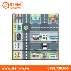 Robot giáo dục lập trình cho lứa tuổi mầm non - TTS Bee Bot Community & People Bundle Programmable STEM Robot with 6 Activity Mats, See & Say Version, Educational Teaching Learn Coding Floor Robotics