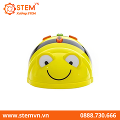 TTS 6 Bee-Bot Programmable Robots with Docking Station, Wooden Tunnels & FREE 10-pcs Clip on Shells White - STEM Learning Coding Robotics for Kids Age 3+