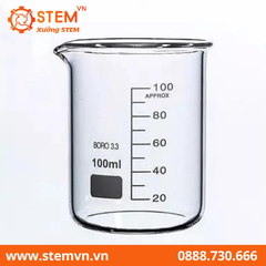 Cốc thủy tinh 100 mL