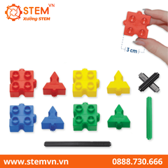 Đồ chơi lắp ráp 24 mô hình động vật 252 pcs MORPHUN MP24700