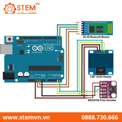 Cảm biến nhịp tim và oxy trong máu MAX30100 (loại tốt)