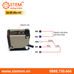 Cảm biến Quang DaWei E3JK-DS100M1 (12-24VDC)