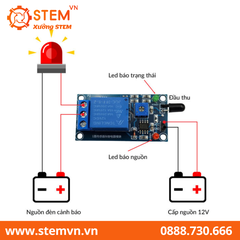 Cảm biến lửa Relay 12V
