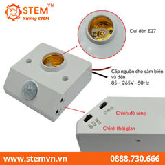 Công tắc chuyển động hồng ngoại E27 50W