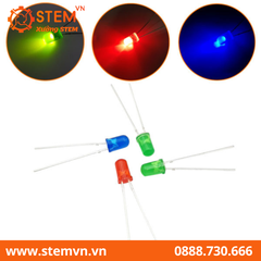 Led phủ màu 5mm Xanh lá 10 led