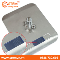 Hộp 5 quả cân chuẩn dùng cân chỉnh cảm biến loadcell