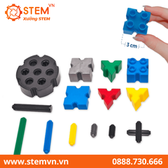 Đồ chơi lắp ráp 12 mô hình robot 465 pcs MORPHUN MP30500