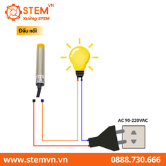 Cảm biến tiệm cận kim loại 220V 2 dây Dawei LJ12A3-4-J/EZ NO 4mm