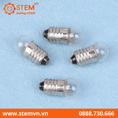 Set 25 Bóng Đèn Tròn 1.5V 3.8V Dùng Trong Thí Nghiệm Vật Lý