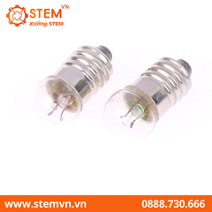Set 25 Bóng Đèn Tròn 1.5V 3.8V Dùng Trong Thí Nghiệm Vật Lý