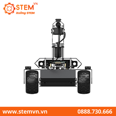 Robot AI 6 bánh 4WD dành cho bo mạch Raspberry Pi 4B hoặc Pi 5