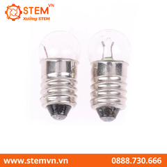 Set 25 Bóng Đèn Tròn 1.5V 3.8V Dùng Trong Thí Nghiệm Vật Lý