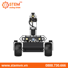 Robot AI 6 bánh 4WD dành cho bo mạch Raspberry Pi 4B hoặc Pi 5