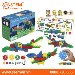 Đồ chơi lắp ráp cá mập và cá sấu 200 pcs MORPHUN MP40810