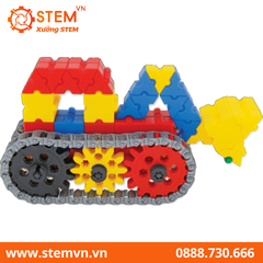 Đồ chơi lắp ráp chuyển động chuỗi liên kết bánh răng MORPHUN MP42810