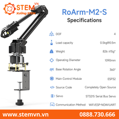 Bộ cánh tay robot để bàn RoArm M2S