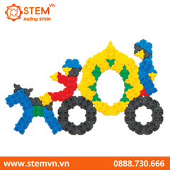 Đồ chơi lắp ráp 24 mô hình động vật 252 pcs MORPHUN MP24700