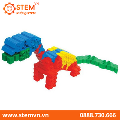 Đồ chơi lắp ráp 7 mô hình khủng long 100 pcs MORPHUN MP25202