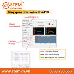 Cảm biến hiện diện con người HLK-LD2410B 5V Radar 24GHz