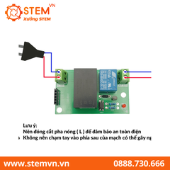 Đế cảm biến hiện diện con người HLK-LD2410C 220V 1 kênh