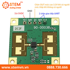 Cảm biến hiện diện con người HLK-LD1115H 24Ghz 16 mét