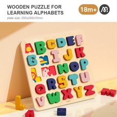 ĐỒ CHƠI GHÉP HÌNH GỖ WOODEN PEG PUZZLES - MIDEER