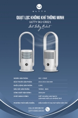 QUẠT LỌC KHÔNG KHÍ U-ULTTY CR021