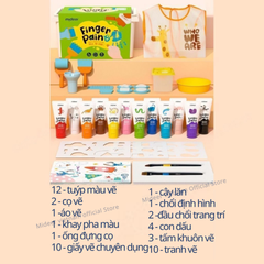 MÀU VẼ TAY FINGER PAINT 3+ - MIDEER
