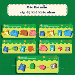 ĐỒ CHƠI GỖ XÂU HẠT LACING BEADS - MIDEER