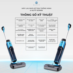 MÁY LAU NHÀ HÚT BỤI THÔNG MINH U Ultty SCW18