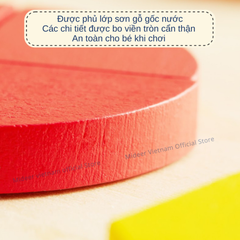 ĐỒ CHƠI XẾP HÌNH GỖ SÁNG TẠO MAGNETIC GEOMETRY BLOCKS - MIDEER