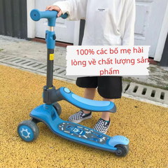 XE TRƯỢT CAO CẤP KIDS SCOOTER 2 IN 1 - MIDEER