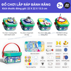 LẮP RÁP MÔ HÌNH BÁNH RĂNG STEAM GEAR PROJECTOR- MIDEER