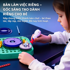 LẮP RÁP MÔ HÌNH BÁNH RĂNG STEAM GEAR PROJECTOR- MIDEER