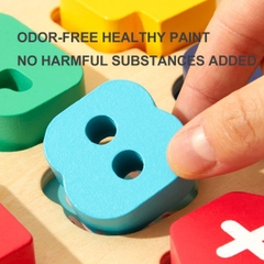 ĐỒ CHƠI GHÉP HÌNH GỖ WOODEN PEG PUZZLES - MIDEER