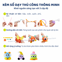 ĐỒ CHƠI THỦ CÔNG KẼM NHUNG LÀM HOA- MIDEER