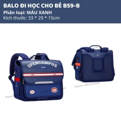 BALO ĐI HỌC CẶP CHỐNG GÙ CHÍNH HÃNG ZOYZOII BACKPACK, CẶP ĐI HỌC CAO CẤP DÀNH CHO BÉ TRAI BÉ GÁI