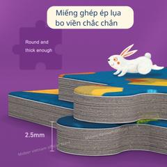 ĐỒ CHƠI GHÉP HÌNH ROUND PUZZLES - MIDEER