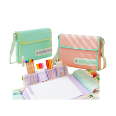 BỘ BÚT MÀU ĐA NĂNG ARTIST SUITCASE MÀU HỒNG - MIDEER