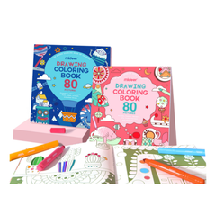 ĐỒ CHƠI THỦ CÔNG 80 BỨC TRANH TÔ MÀU - MIDEER